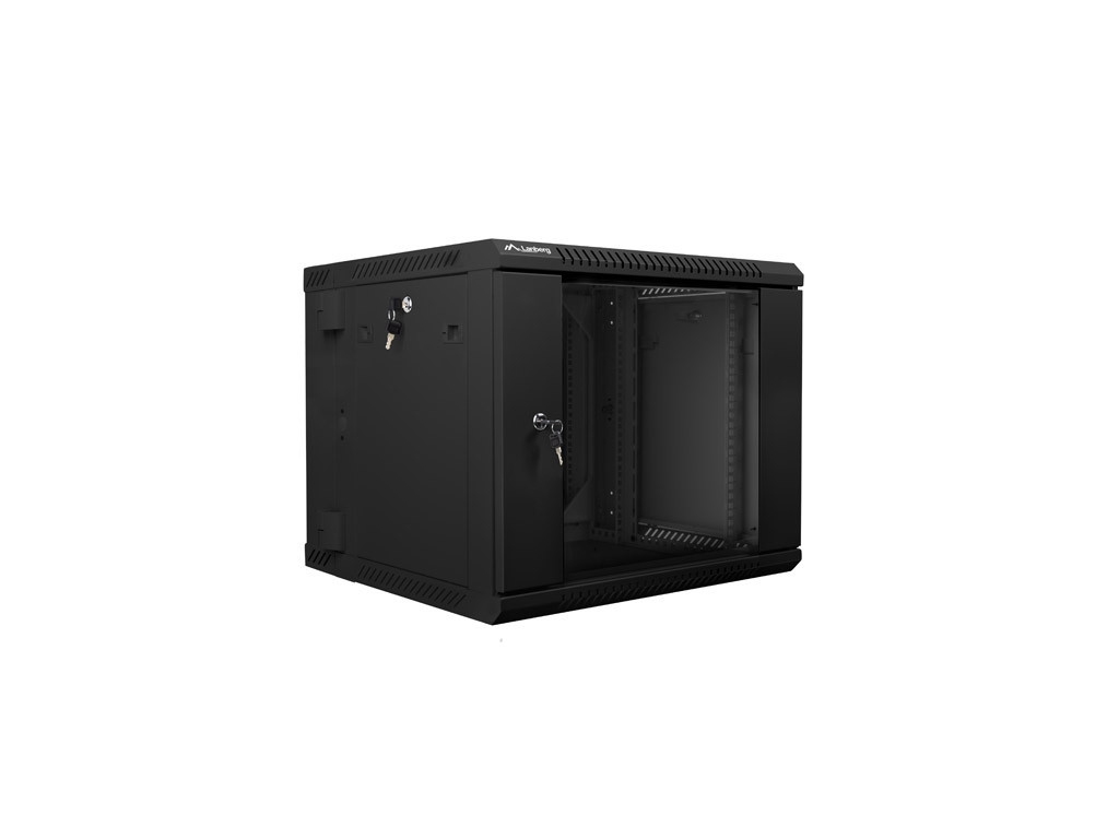 Комуникационен шкаф Lanberg rack cabinet 19” double-section wall-mount 9U / 600x600 for self-assembly (flat pack) 9574_12.jpg