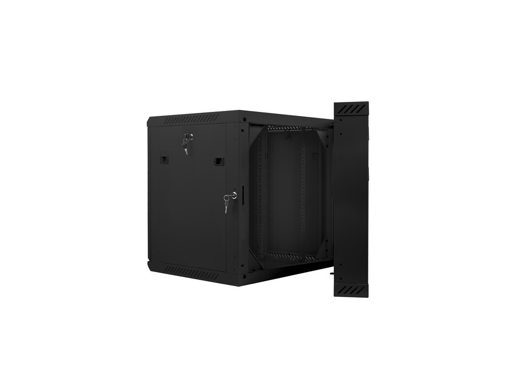 Комуникационен шкаф Lanberg rack cabinet 19” double-section wall-mount 12U / 600x600 for self-assembly (flat pack) 9576_1.jpg