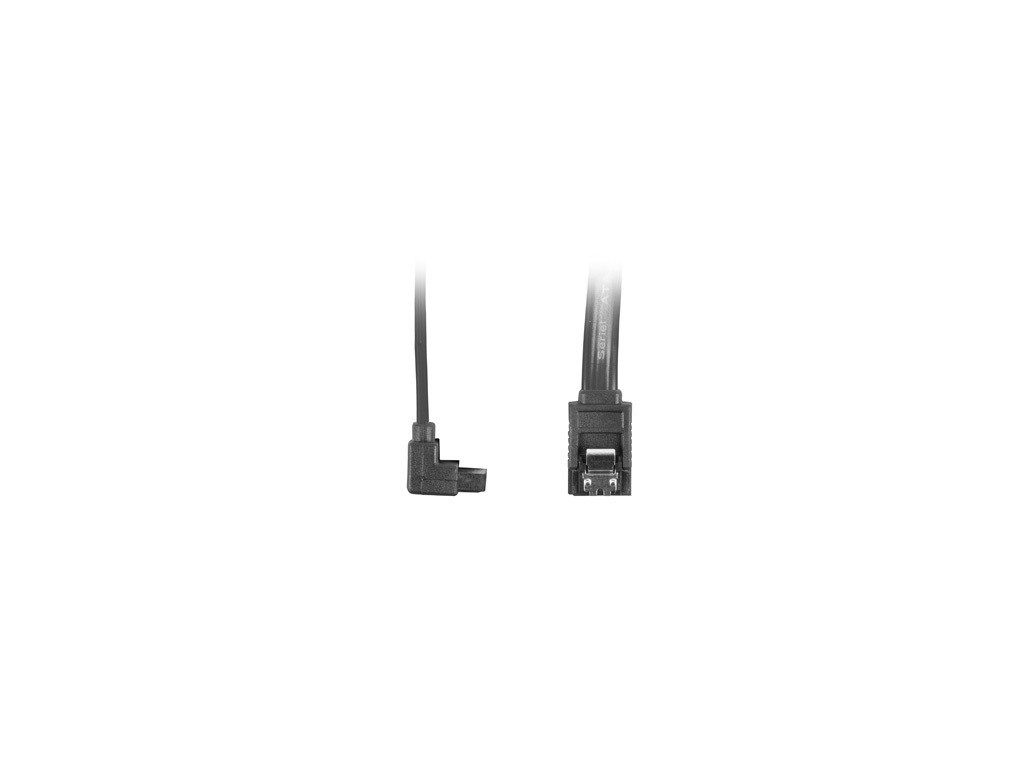 Кабел Lanberg SATA DATA III (6GB/S) F/F cable 30cm metal clips angled 9801.jpg