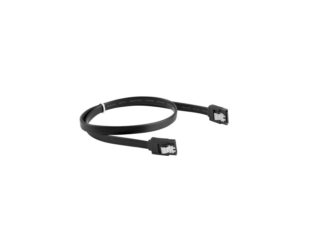Кабел Lanberg SATA DATA III (6GB/S) F/F cable 30cm metal clips 9811_11.jpg