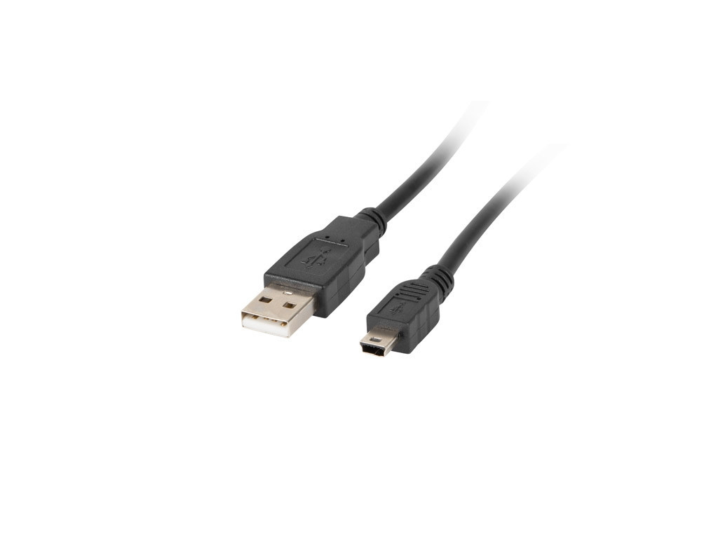 Кабел Lanberg USB MINI-B(M) ->  USB-A (M) 2.0 cable 0.3m 9847.jpg
