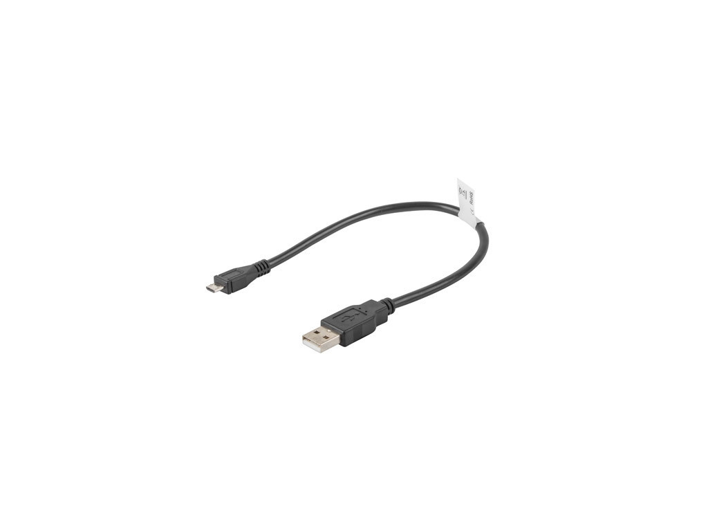 Кабел Lanberg USB MICRO-B (M)  ->  USB-A (M) 2.0 cable 0.3m 9851_1.jpg
