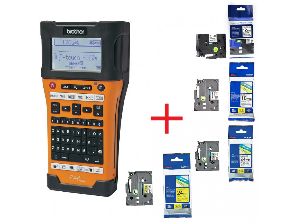 Етикираща система Brother PT-E550WVP Handheld Industrial Labelling system + 1x TZEFX231 7290_11.jpg