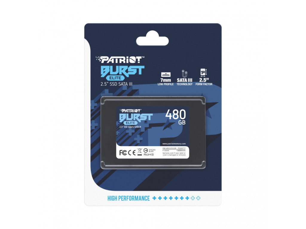 Твърд диск Patriot Burst Elite 480GB SATA3 2.5 15253_21.jpg