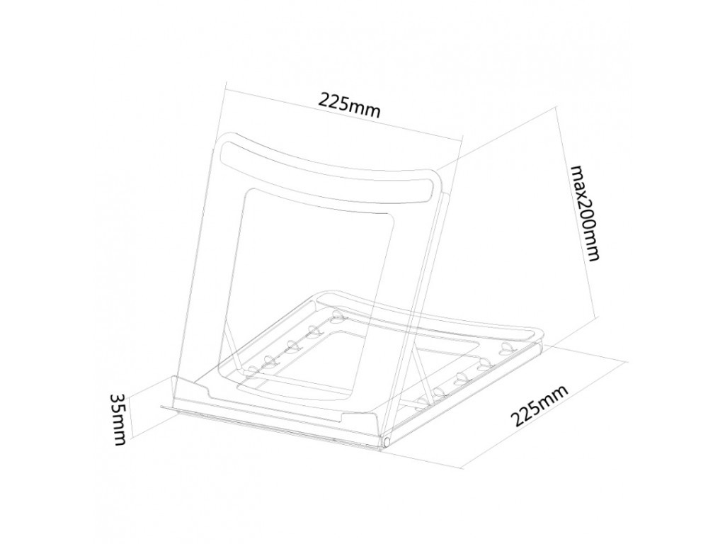 Стойка Neomounts by NewStar Notebook Desk Stand (ergonomic 6808_11.jpg