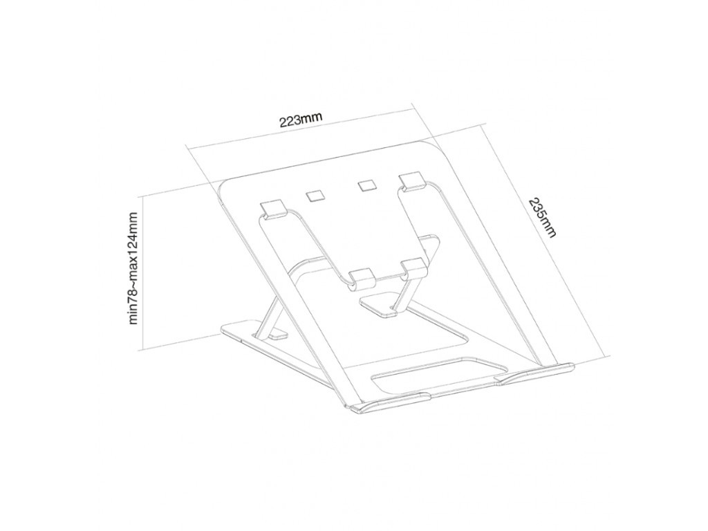 Стойка Neomounts by NewStar Notebook Desk Stand (ergonomic) 6811_17.jpg