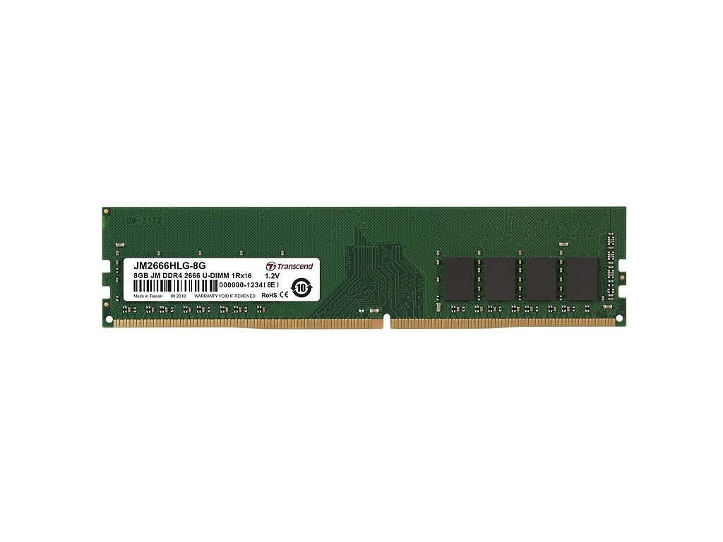Памет Transcend 8GB JM DDR4 2666Mhz U-DIMM 1Rx16 1Gx16 CL19 1.2V 5655_1.jpg