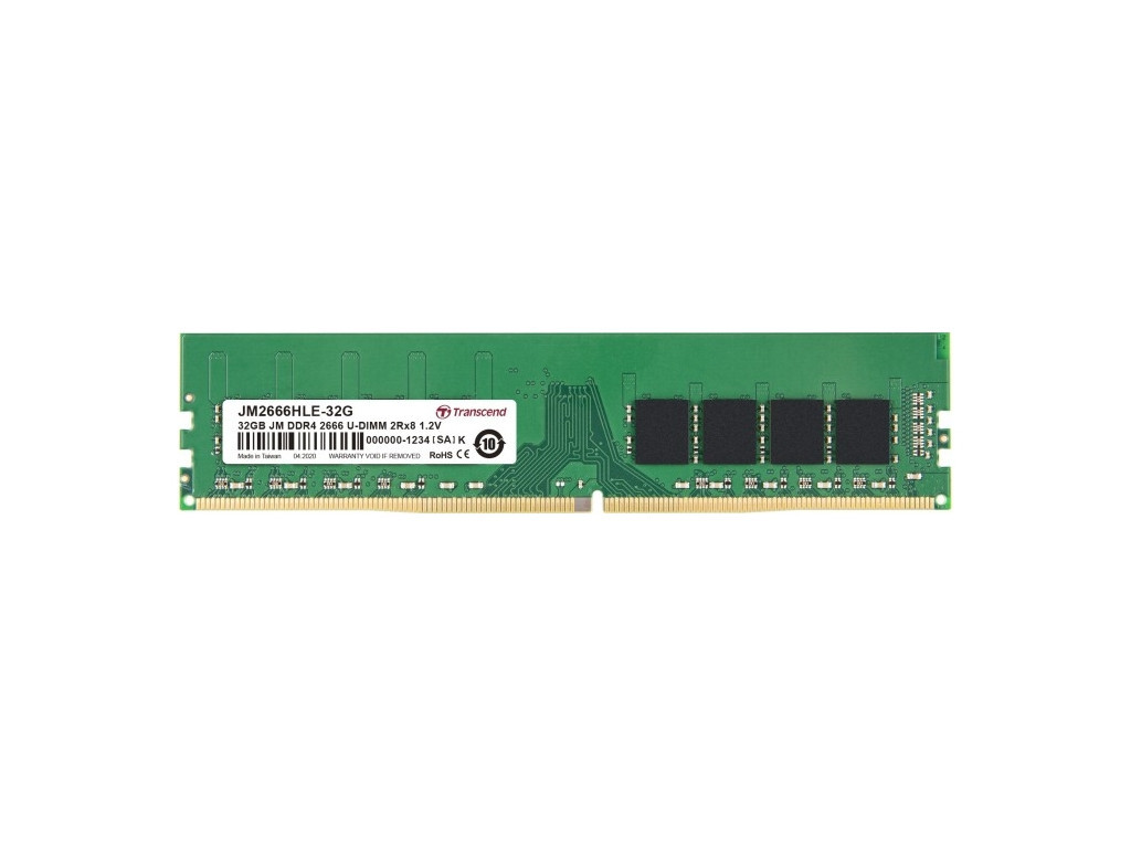 Памет Transcend 32GB JM DDR4 2666Mhz U-DIMM 2Rx8 2Gx8 CL19 1.2V 5659.jpg