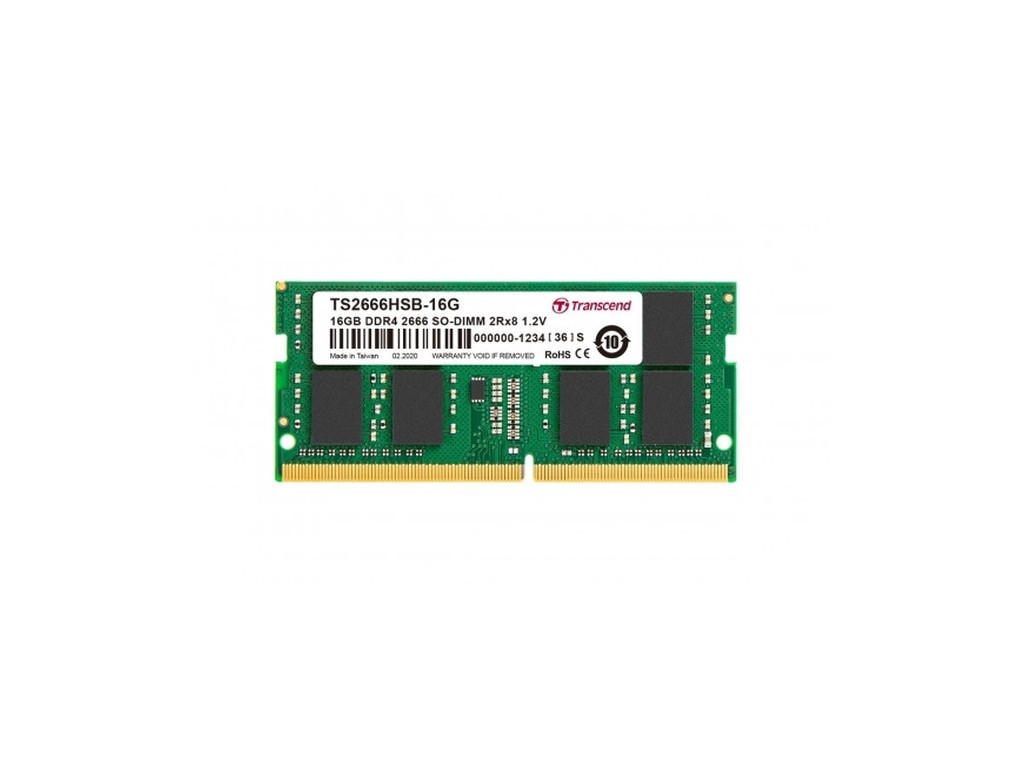 Памет Transcend 16GB TS DDR4 2666Mhz SO-DIMM 2Rx8 1Gx8 CL19 1.2V 5667.jpg