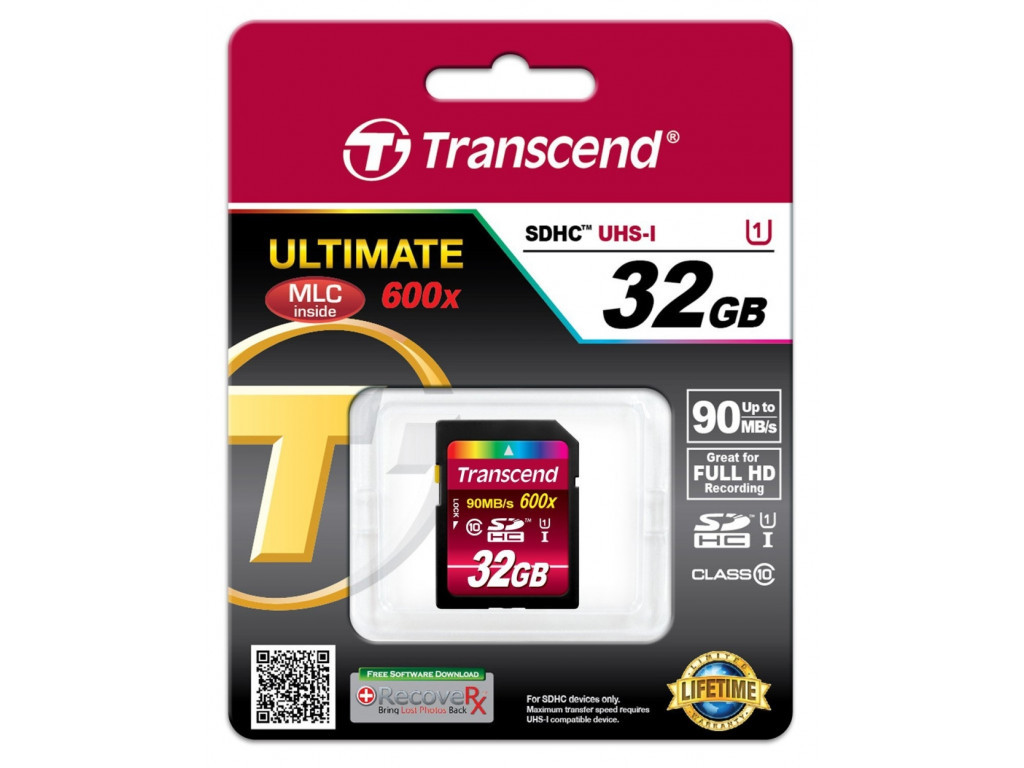 Памет Transcend 32GB SDHC UHS-I Ultimate (Class10) 6452_1.jpg