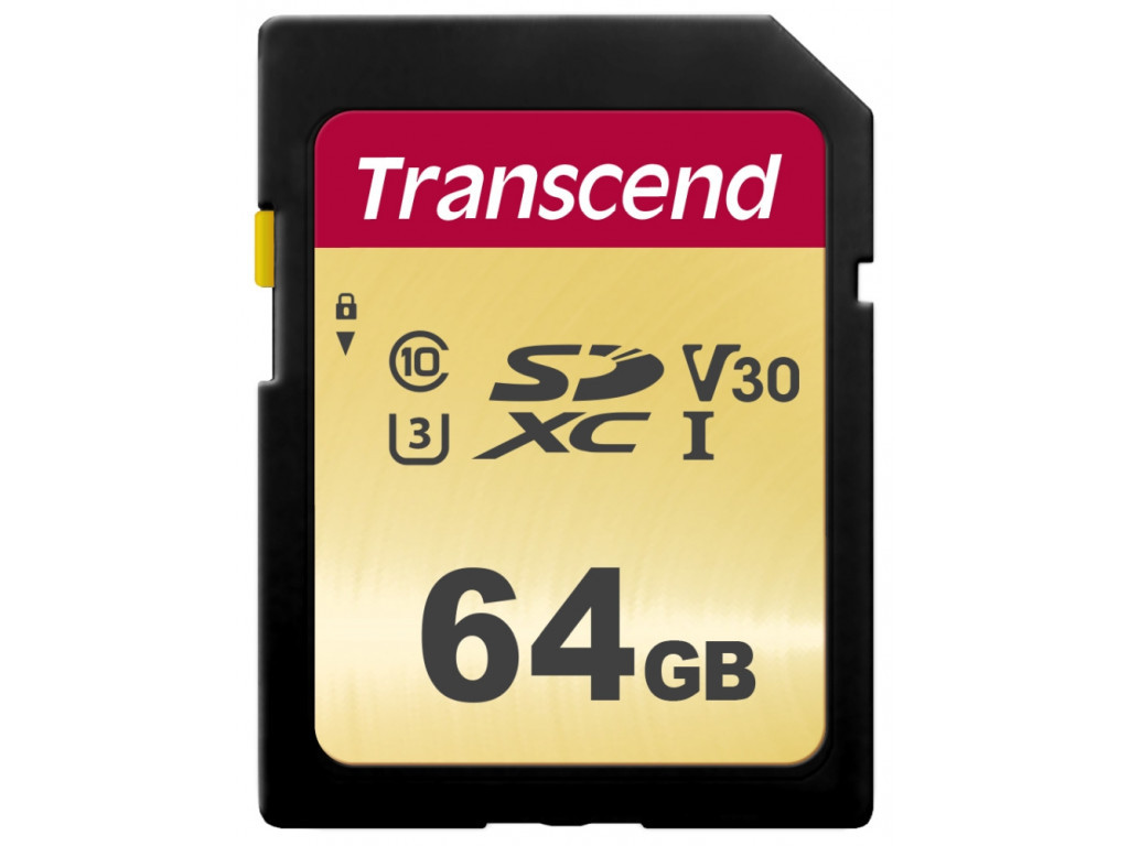 Памет Transcend 64GB SD card UHS-I U3 6467.jpg