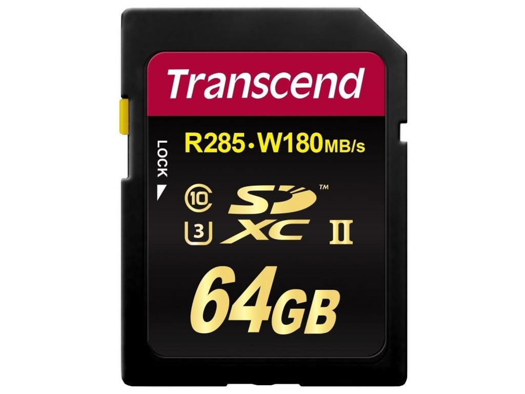 Памет Transcend 64GB SDXC Class3 UHS-II Card 6470.jpg