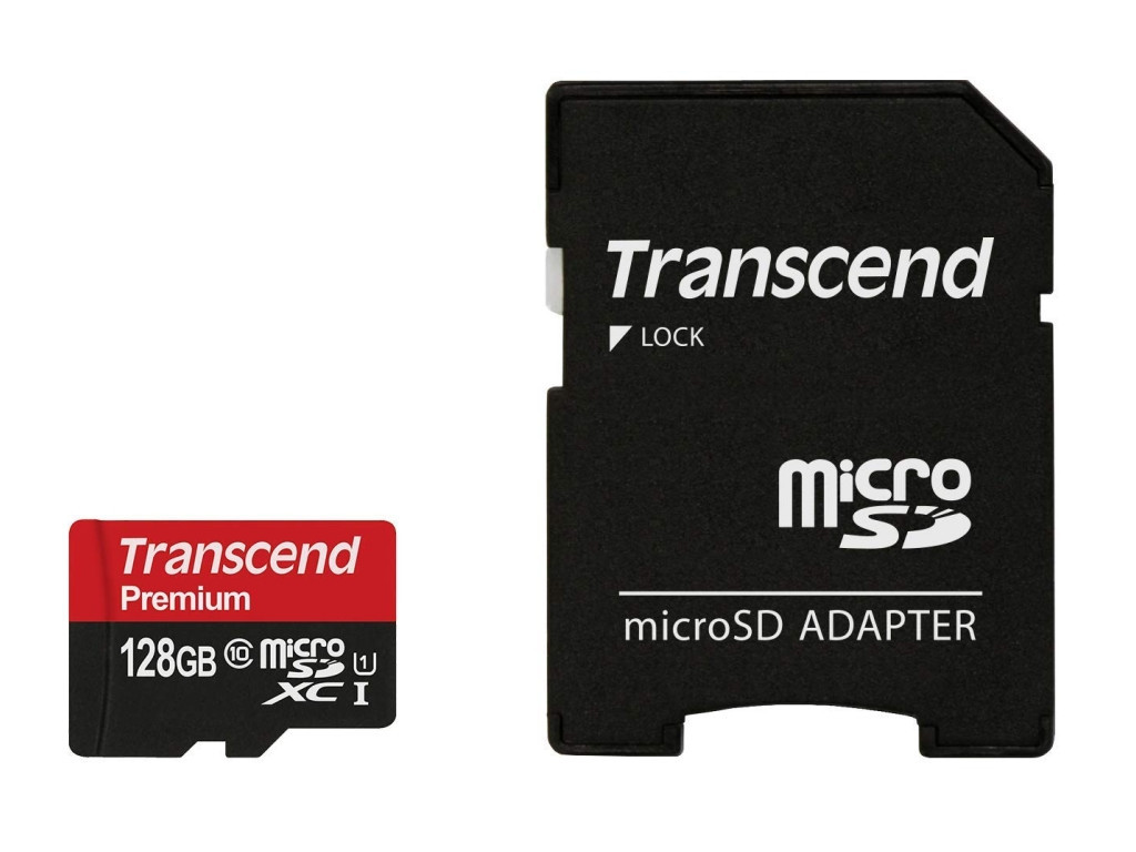 Памет Transcend 128GB micro SDXC UHS-I Premium (with adapter 6496.jpg