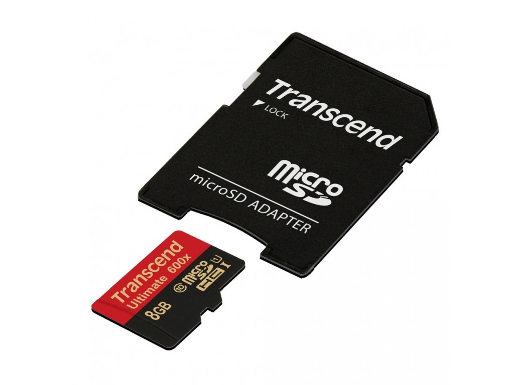 Памет Transcend 8GB microSDHC UHS-I (with adapter 6497_14.jpg