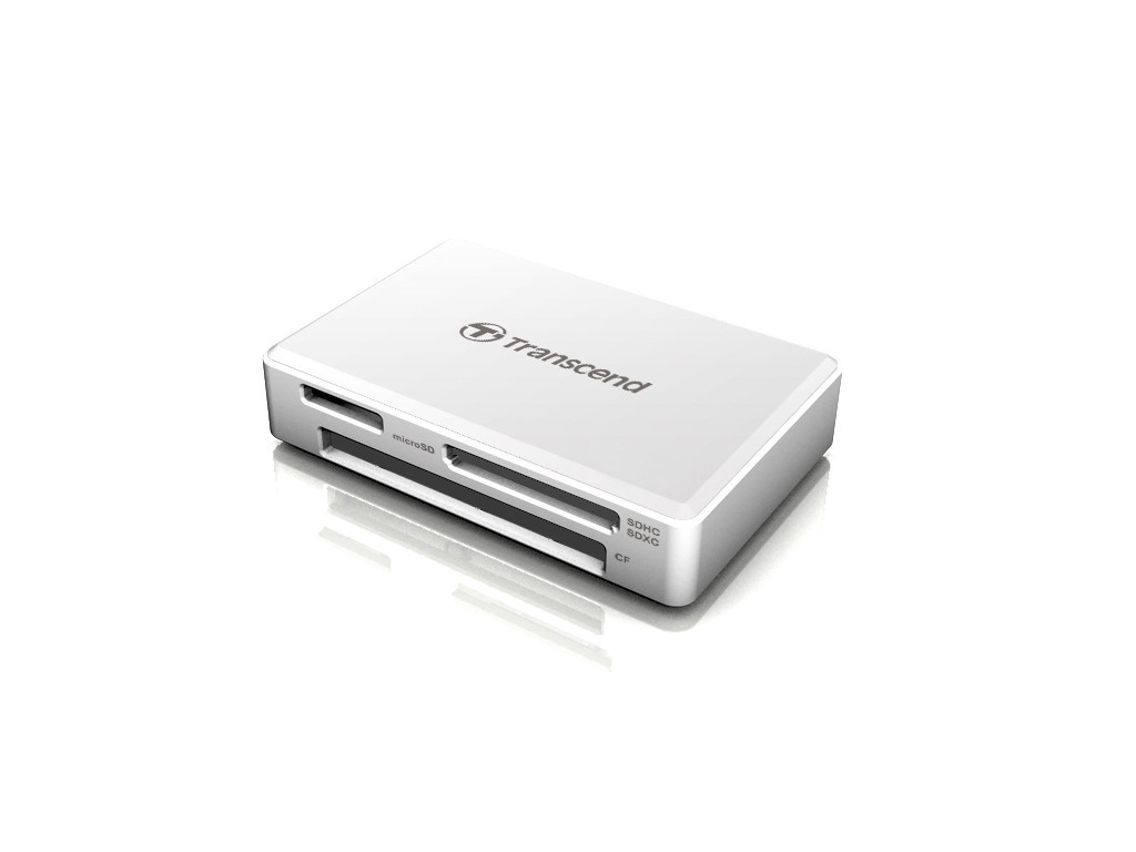 Четец за карти Transcend USB 3.1 Gen 1 Card Reader (White) 6540_1.jpg