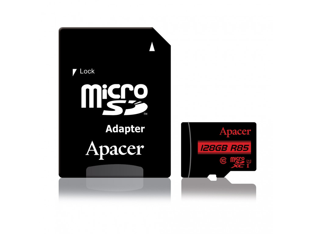 Памет Apacer 128GB microSDXC Class 10 UHS-I (1 adapter) 27235.jpg