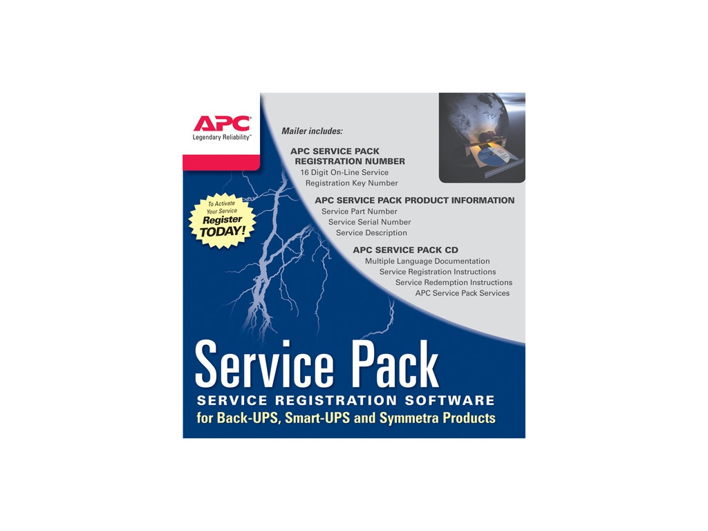 Допълнителна гаранция APC Service Pack 1 Year Warranty Extension (for new product purchases) 15033.jpg