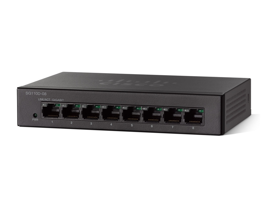 Комутатор Cisco SG110D-08 8-Port Gigabit Desktop Switch 8941.jpg