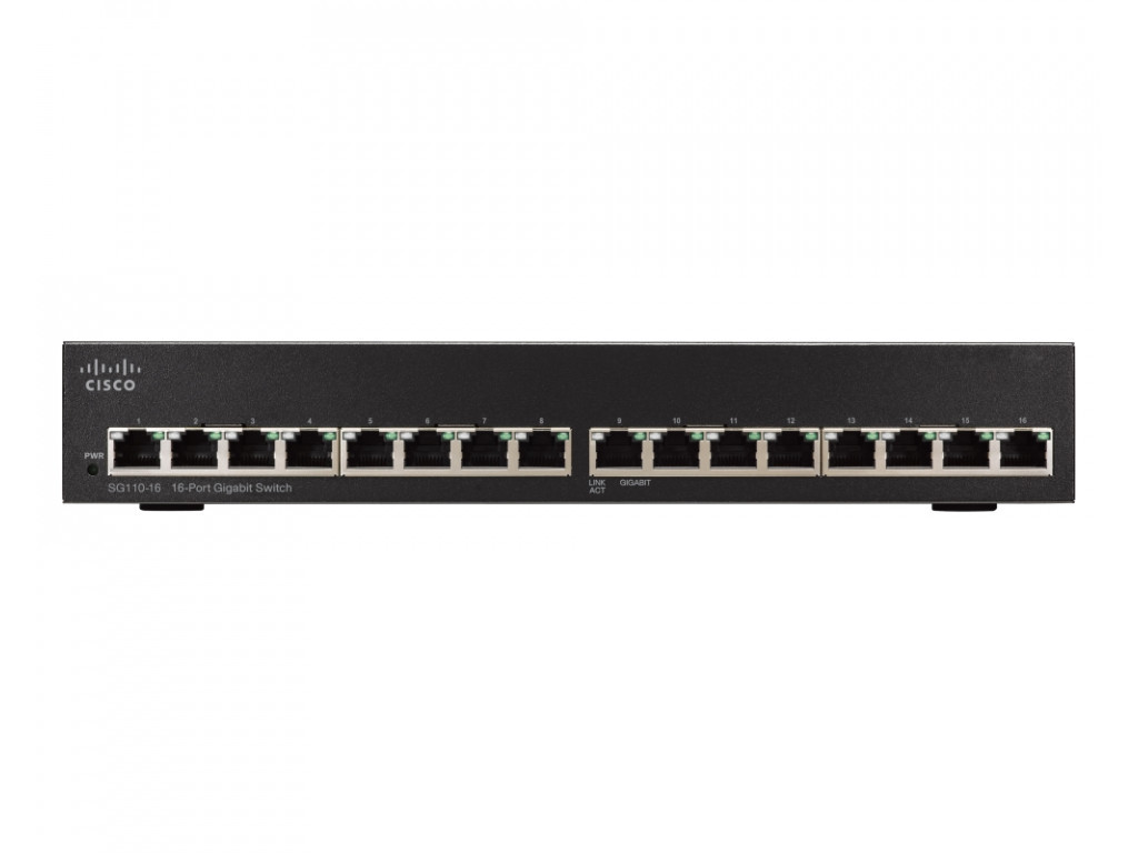 Комутатор Cisco SG110-16 16-Port Gigabit Switch 8943_1.jpg