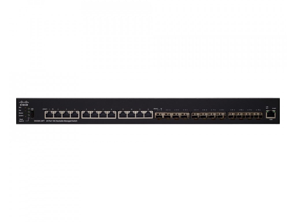 Комутатор Cisco SX550X-24FT 24-Port 10G Stackable Managed Switch 8989_2.jpg