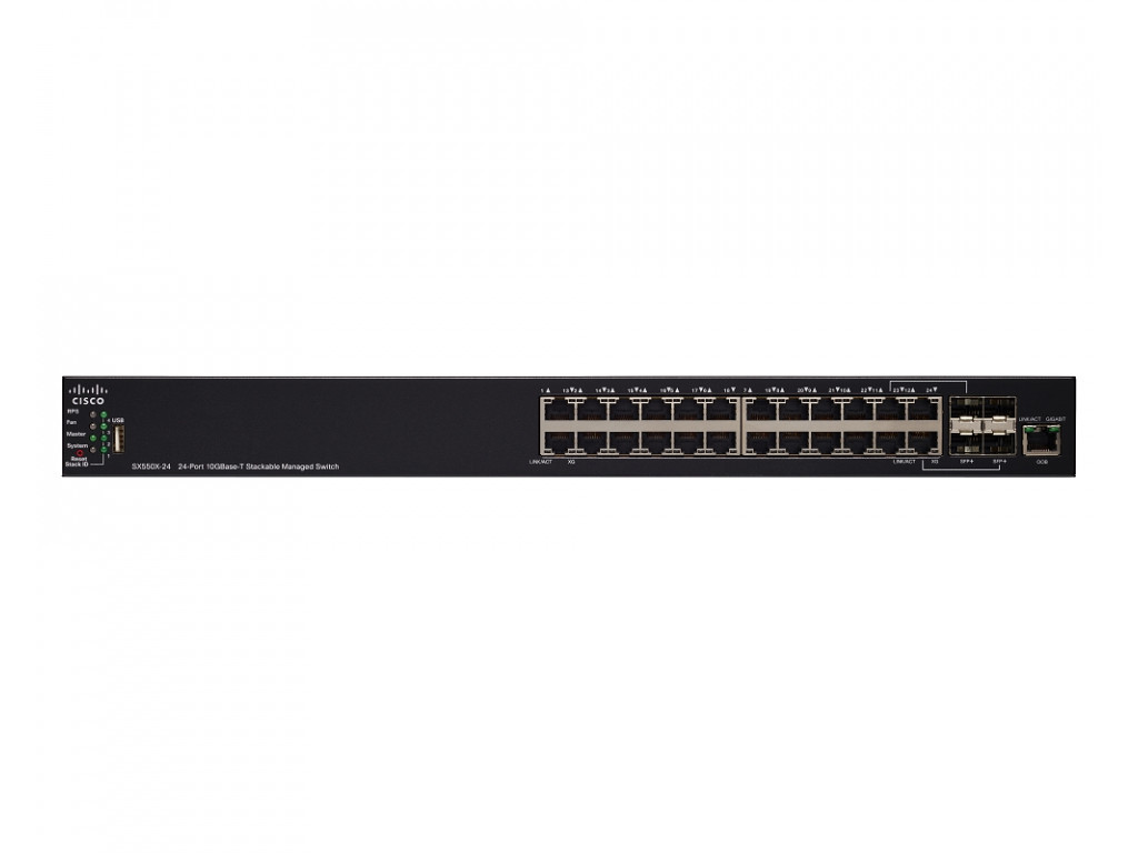Комутатор Cisco SX550X-24 24-Port 10GBase-T Stackable Managed Switch 8992.jpg