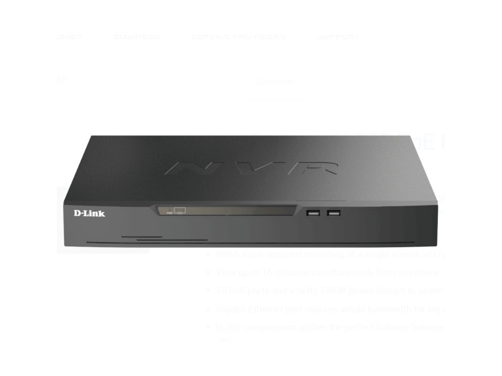 Video Recorder D-Link JustConnect 16-Channel H.265 PoE Network Video Recorder 15989.jpg