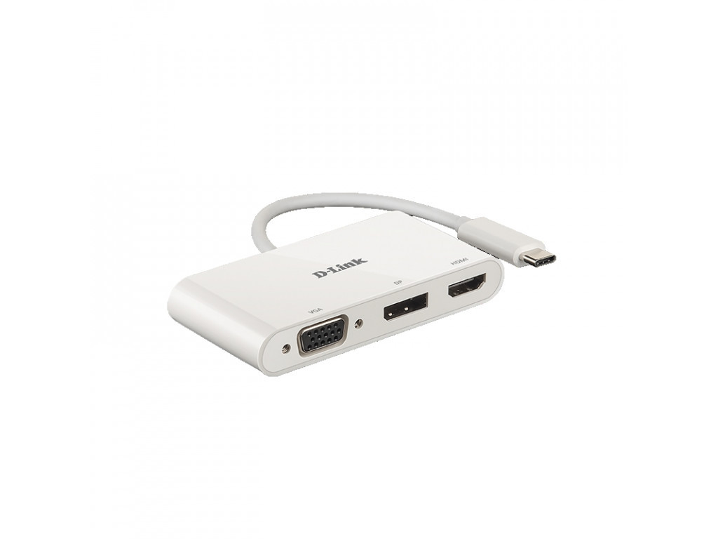 USB хъб D-Link 3-in-1 USB-C to HDMI/VGA/DisplayPort Adapter 16717.jpg