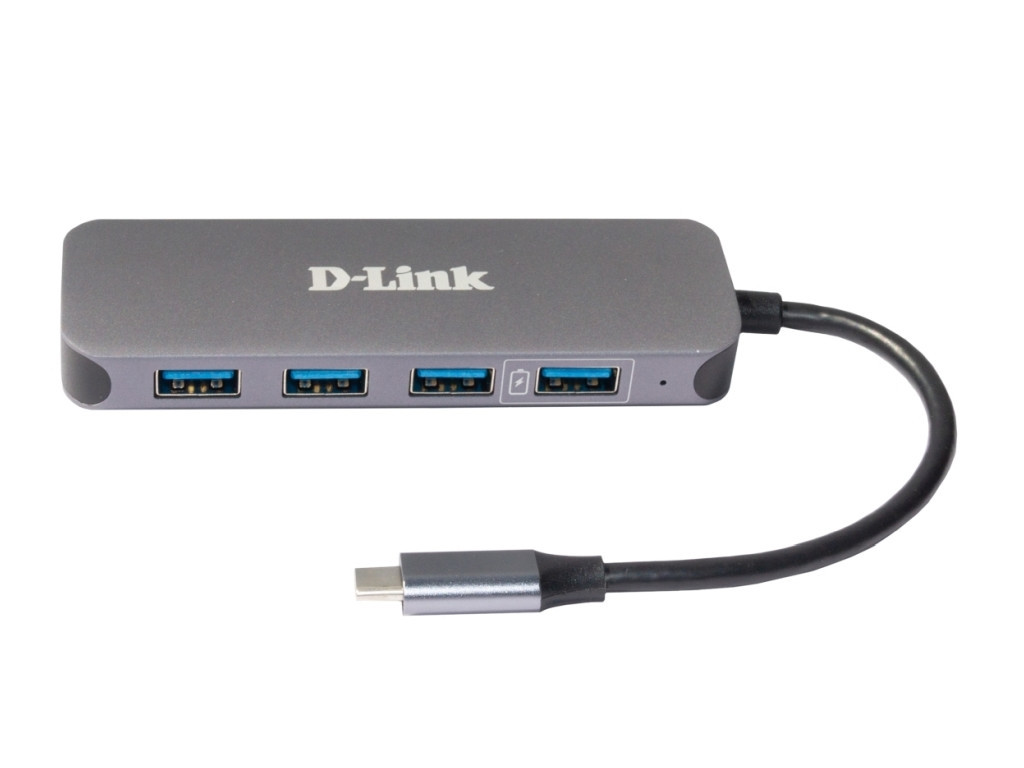 USB хъб D-Link USB-C to 4-Port USB 3.0 Hub with Power Delivery 24601_1.jpg