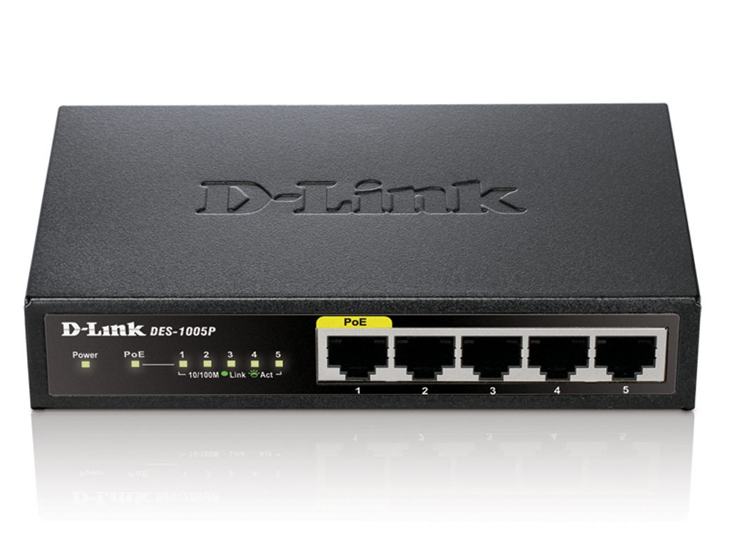 Комутатор D-Link 5-Port Fast Ethernet PoE Desktop Switch 9231_14.jpg