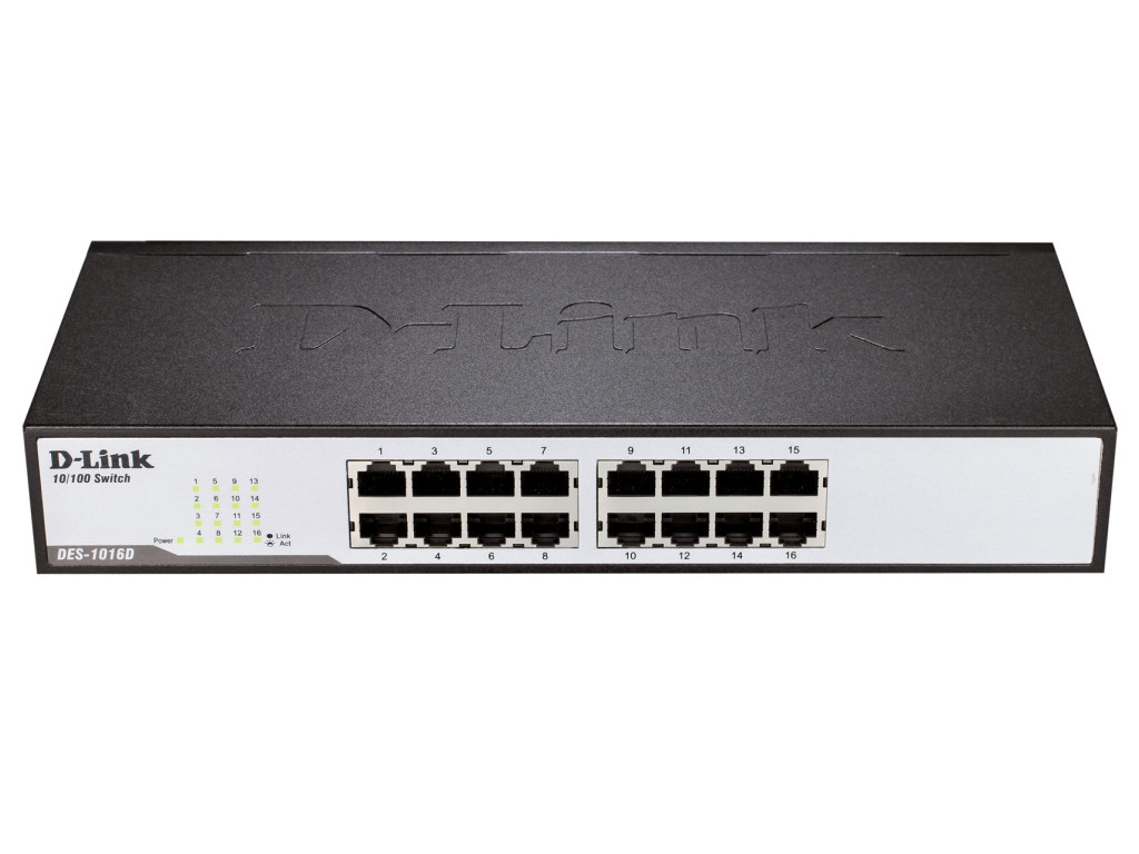 Комутатор D-Link 16-Port 10/100Mbps Fast Ethernet Unmanaged Switch 9234.jpg
