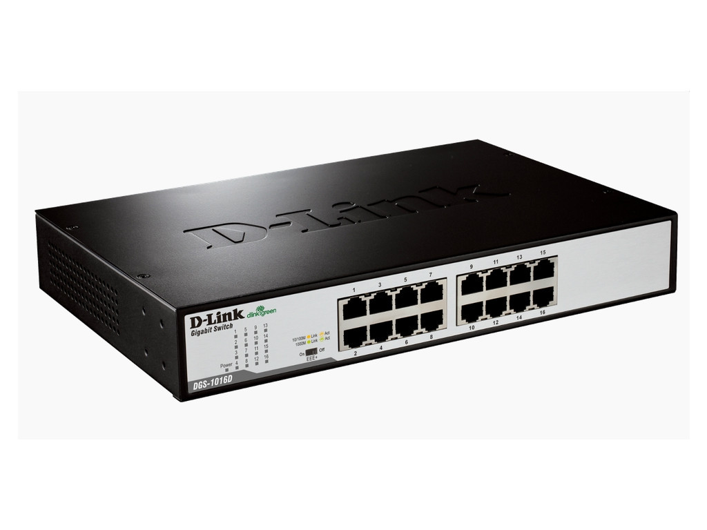 Комутатор D-Link 16-Port 10/100/1000Mbps Copper Gigabit Ethernet Switch 9240_1.jpg