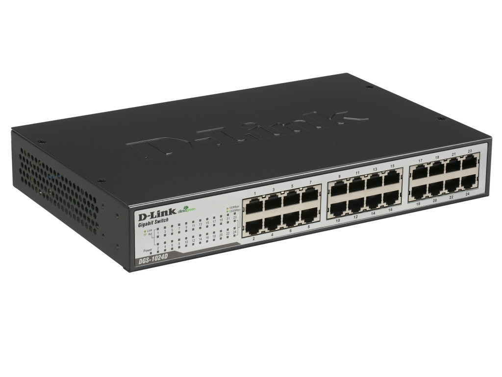 Комутатор D-Link 24-Port 10/100/1000Mbps Copper Gigabit Ethernet Switch 9242.jpg