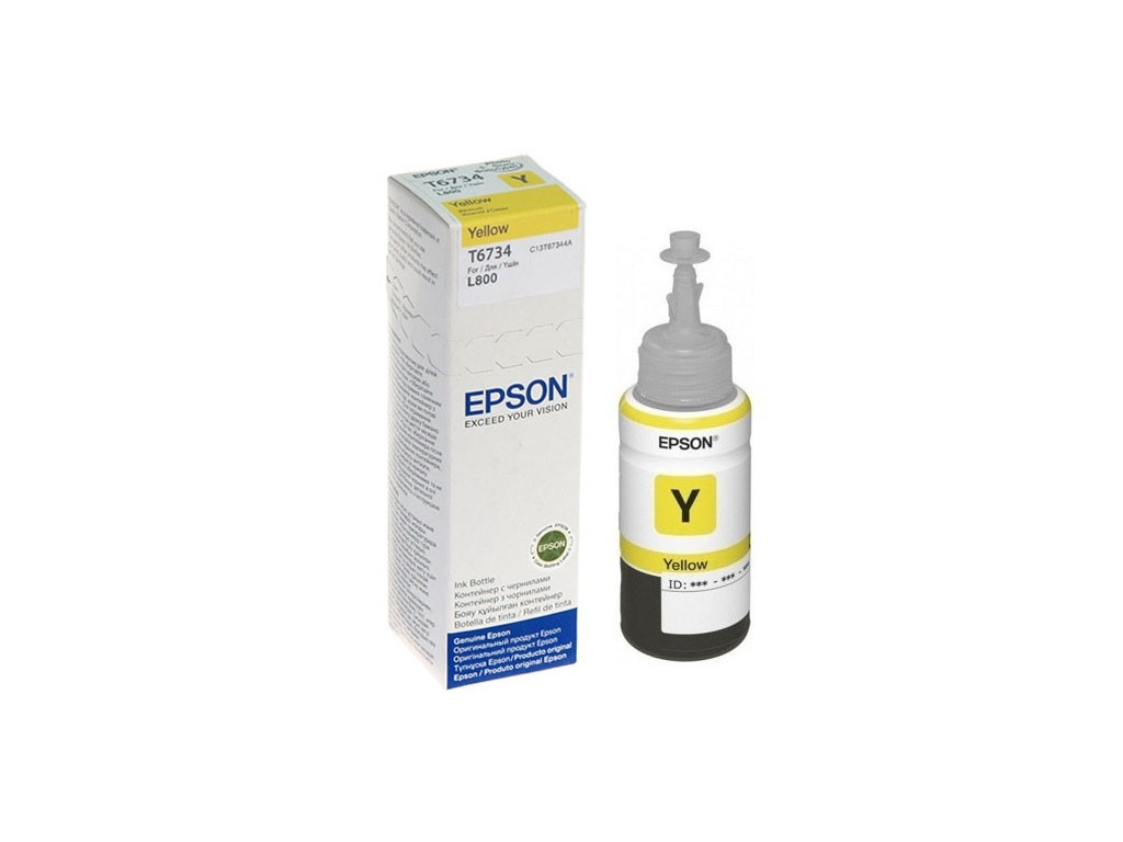 Консуматив Epson T6734 Yellow ink bottle 12300.jpg