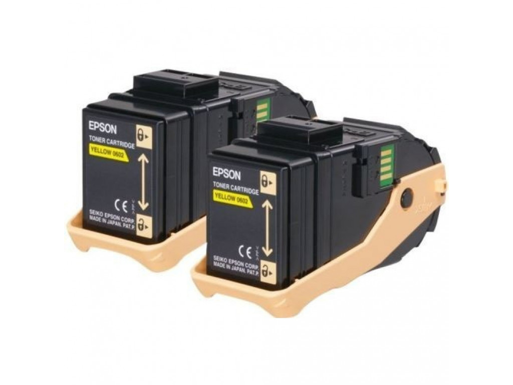 Консуматив Epson AL-C9300N Double Pack Toner Cartridge Yellow 12386_1.jpg