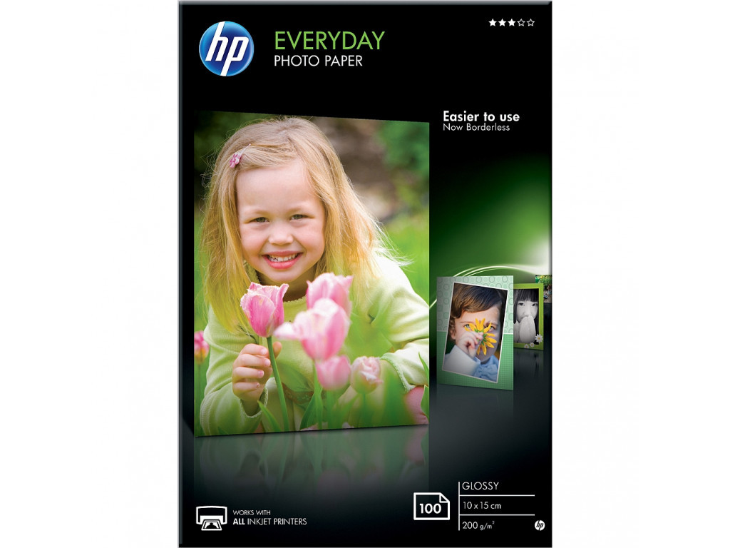 Хартия HP Everyday Glossy Photo Paper-100 sht/10 x 15 cm 12824_1.jpg