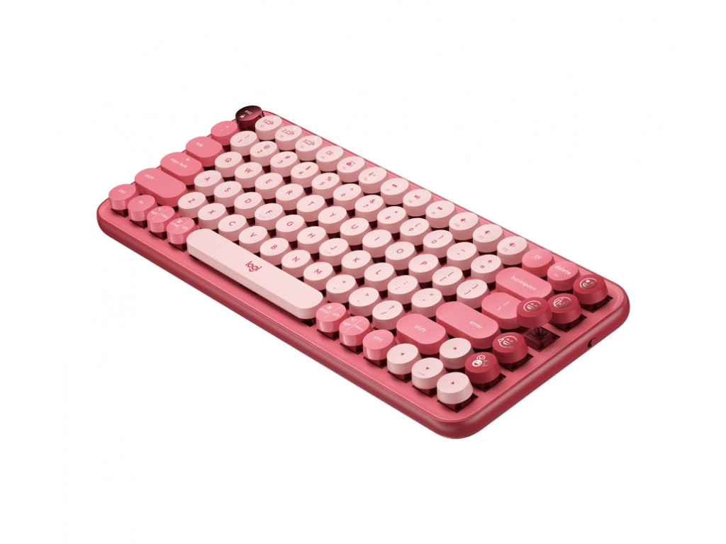 Клавиатура Logitech POP Keys Wireless Mechanical Keyboard With Emoji Keys - HEARTBREAKER_ROSE - US INT'L - INTNL 19012_1.jpg