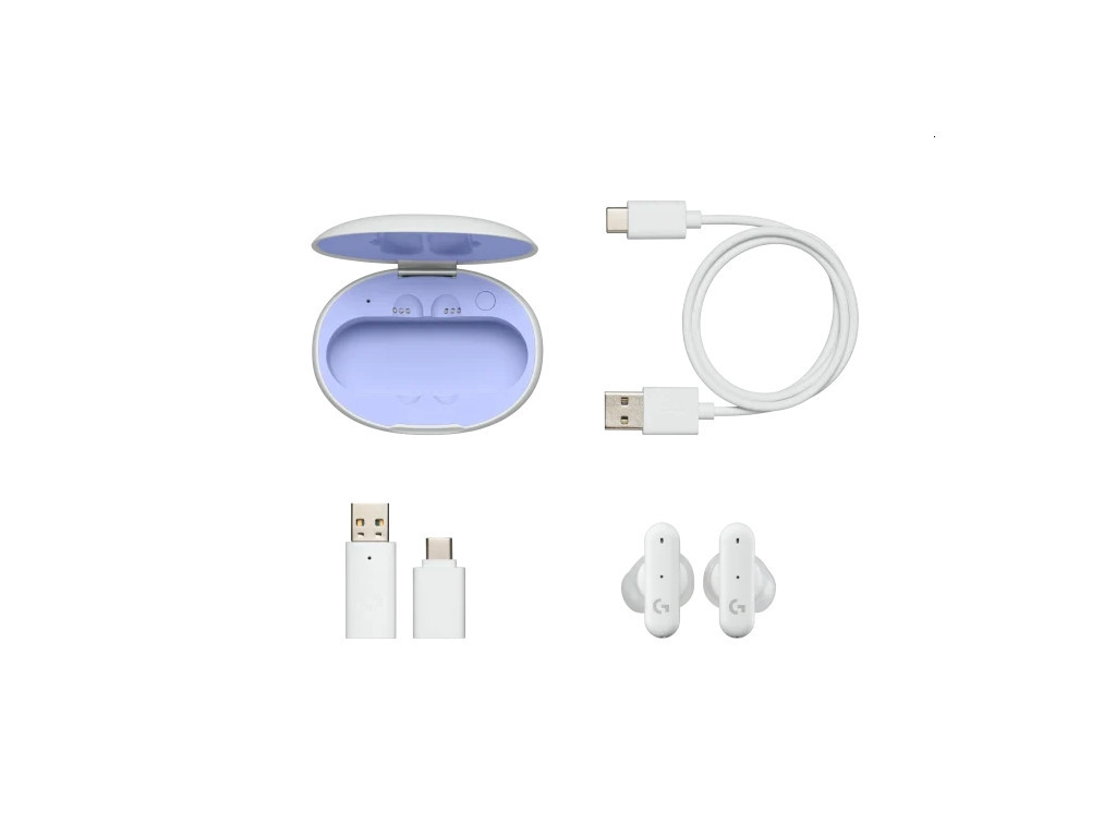 Слушалки Logitech FITS True Wireless Gaming Earbuds - WHITE - 2.4GHZ/BT - PLUGA - EMEA28-935 - EMEA 22724_11.jpg