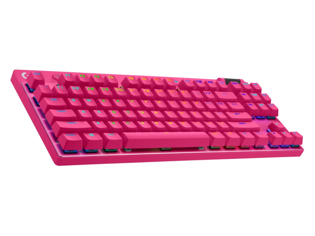 Клавиатура Logitech G PRO X TKL LIGHTSPEED Gaming Keyboard - MAGENTA - US INT'L - 2.4GHZ/BT - N/A - EMEA28-935 - TACTILE 27368.jpg
