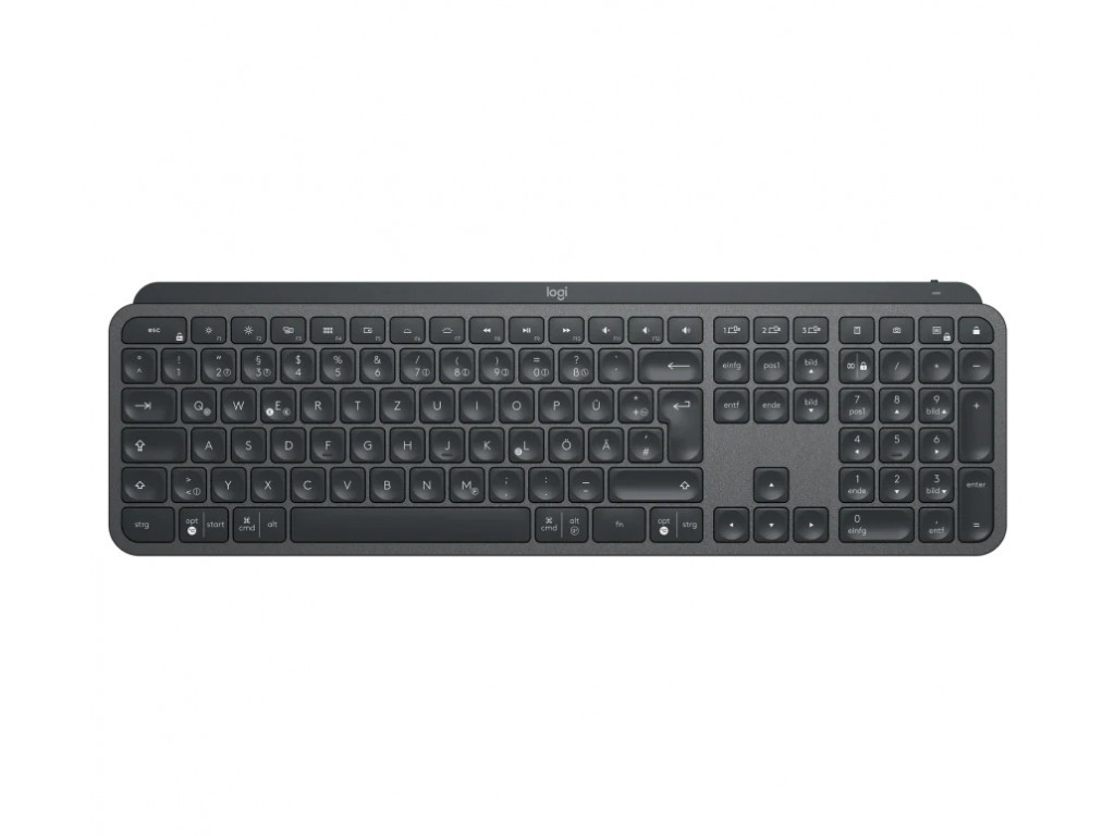 Клавиатура Logitech MX Keys Advanced Wireless Illuminated Keyboard - GRAPHITE - US INT'L - 2.4GHZ/BT - N/A - INTNL 4093.jpg
