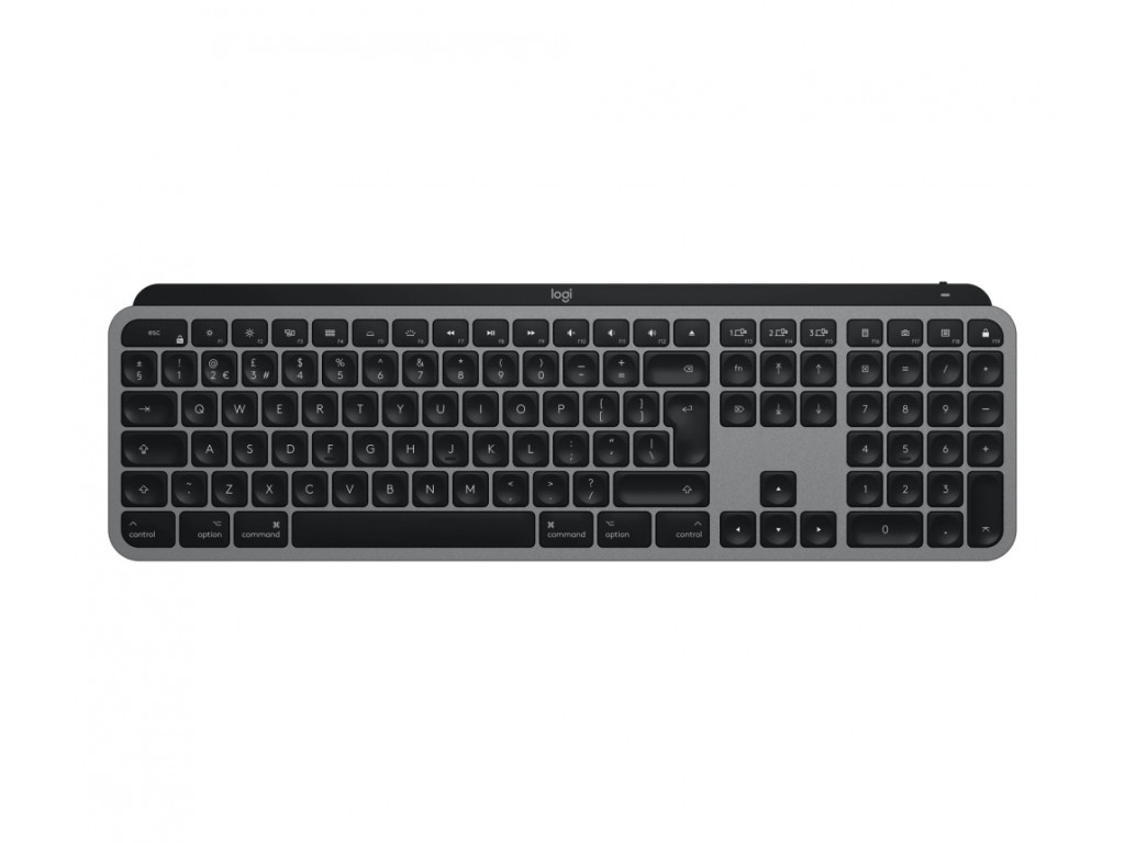 Клавиатура Logitech MX Keys for Mac Advanced Wireless Illuminated Keyboard - SPACE GREY - US INTL - 2.4GHZ/BT - N/A - EMEA 4095_12.jpg