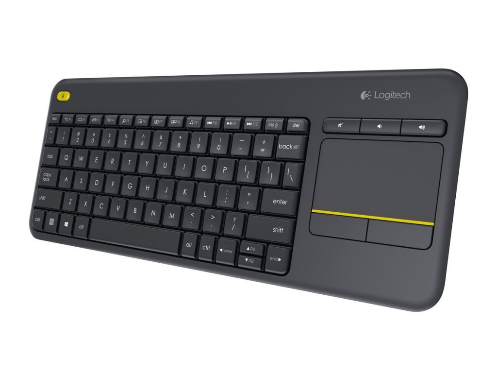 Клавиатура Logitech Wireless Touch Keyboard K400 Plus Black 4098_1.jpg