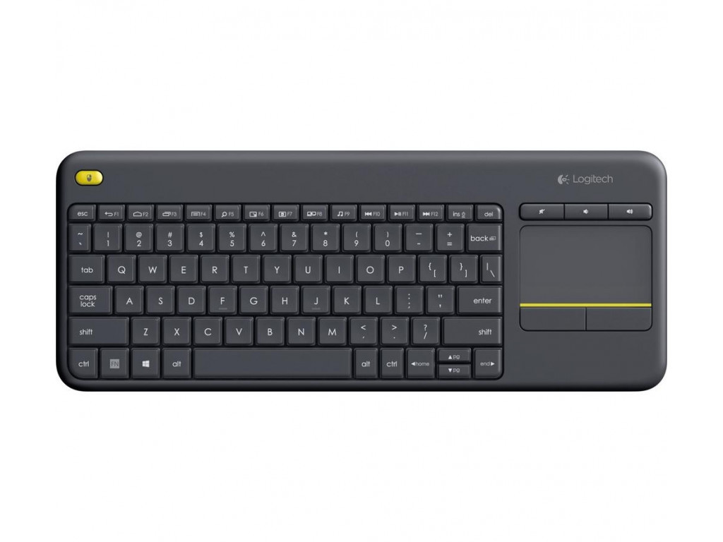 Клавиатура Logitech Wireless Touch Keyboard K400 Plus Black 4098_10.jpg