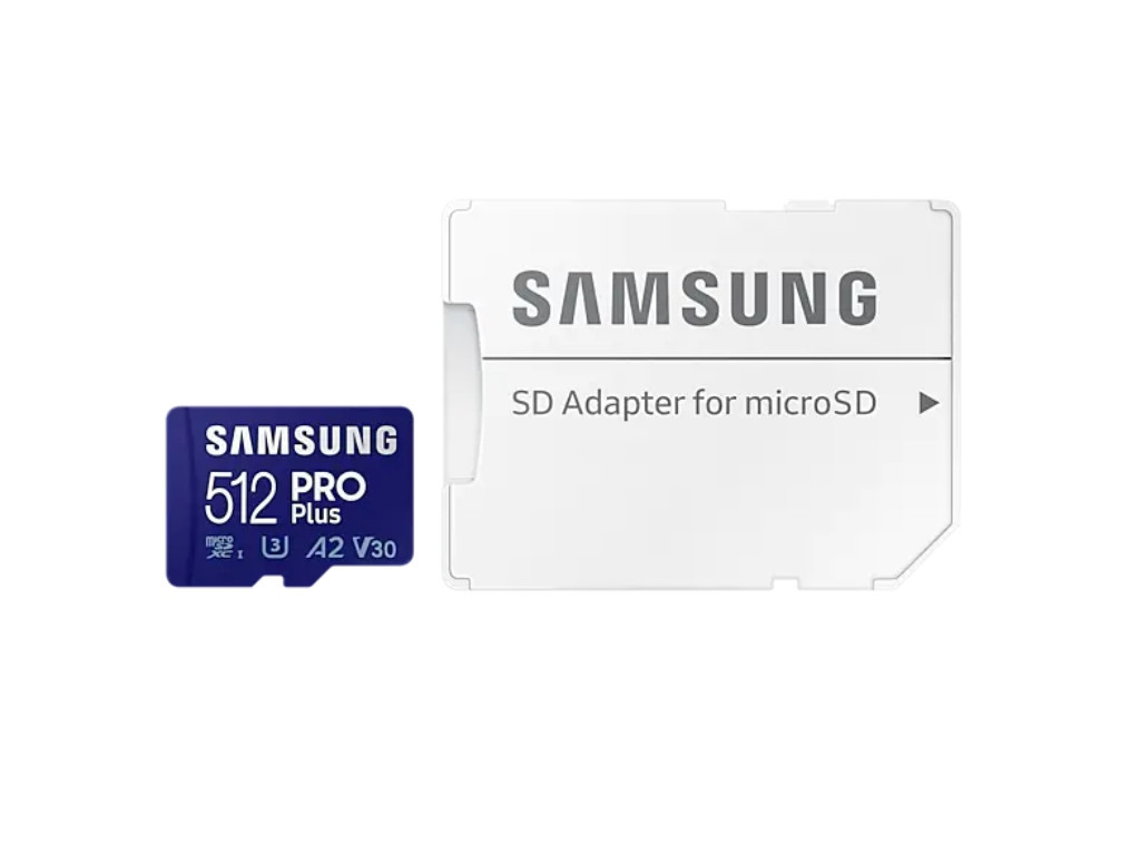 Памет Samsung 512GB micro SD Card PRO Plus  with Adapter 19501_12.jpg