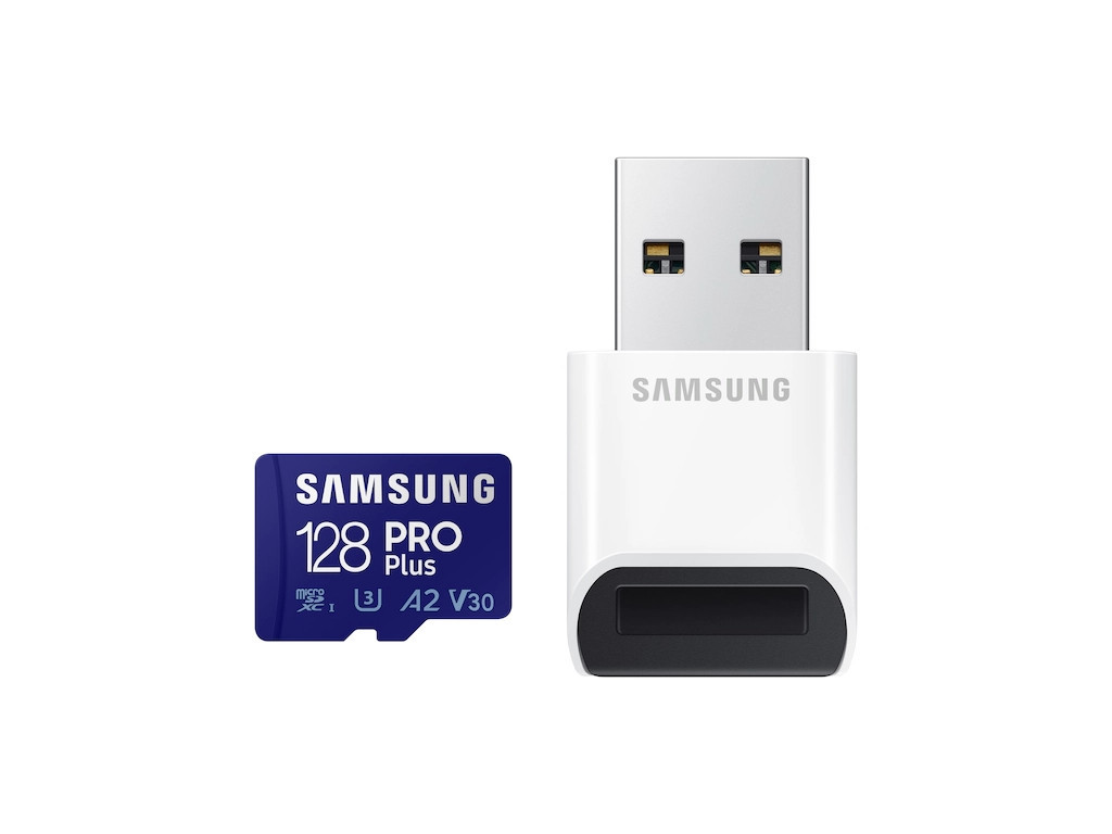 Памет Samsung 128GB Micro SD PRO Plus + Reader 19511.jpg