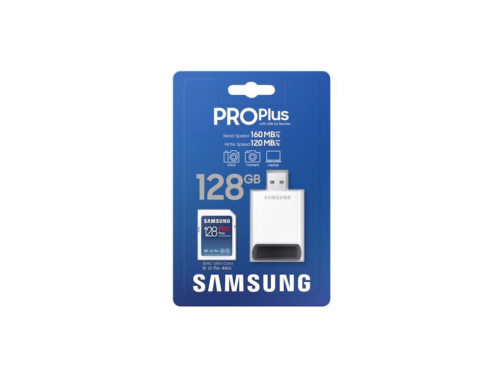 Памет Samsung 128GB SD PRO Plus + Reader 19514_14.jpg