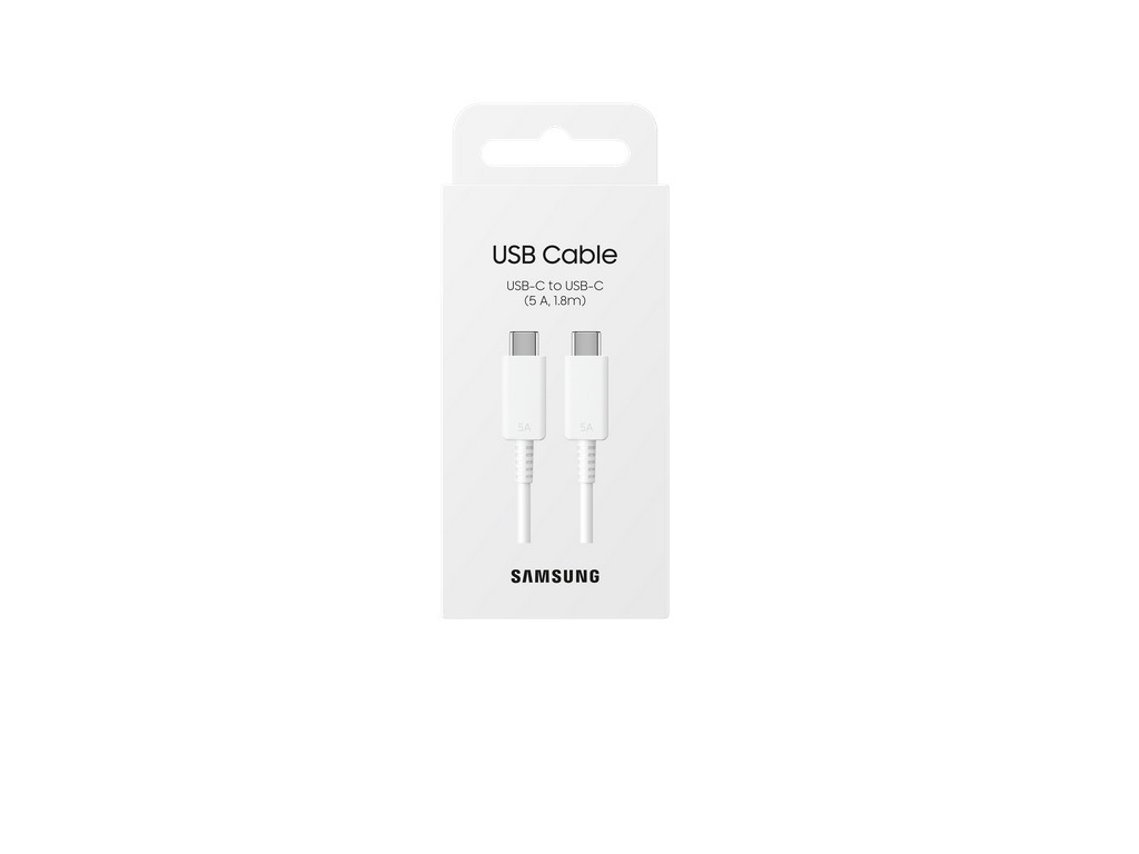 Кабел Samsung Cable USB-C to USB-C 1.8m (5A) White 20963_11.jpg