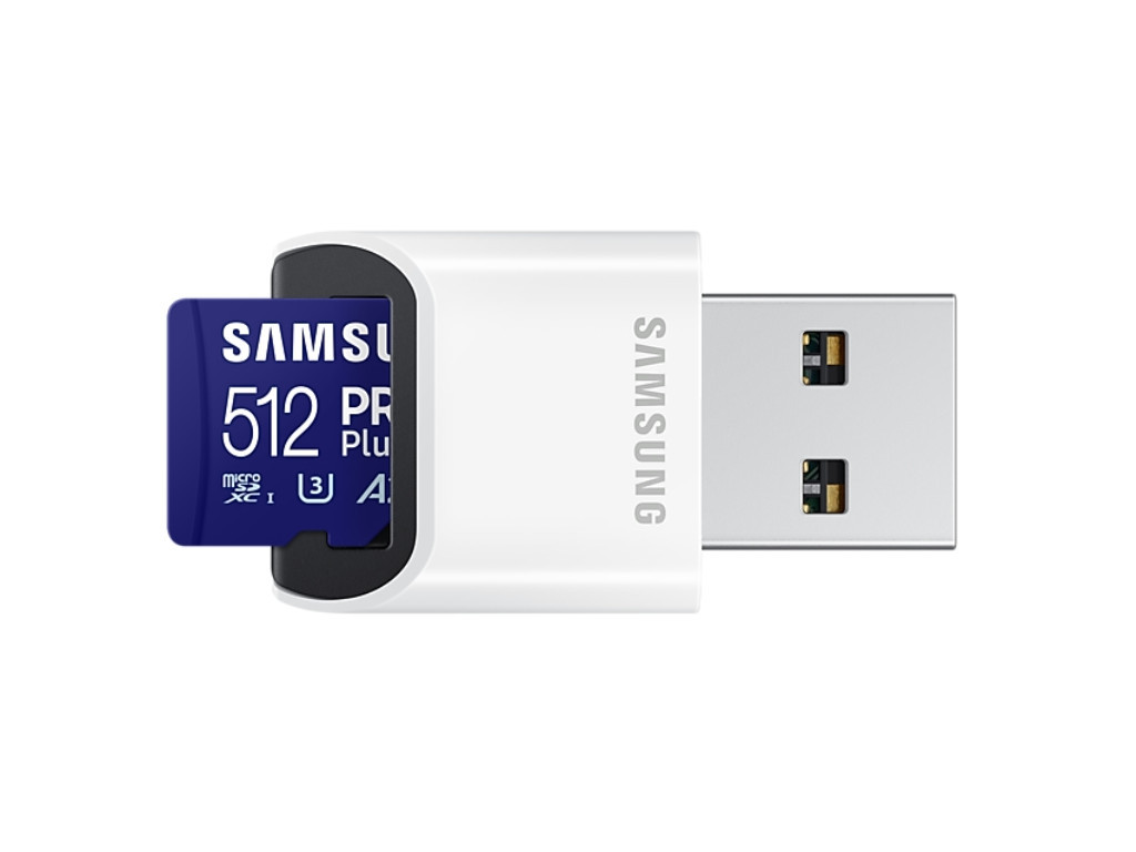 Памет Samsung 512GB micro SD Card PRO Plus with USB Reader 24032_1.jpg