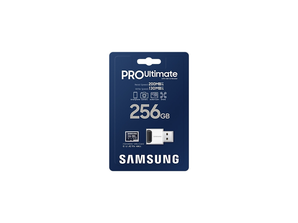 Памет Samsung 256GB micro SD Card PRO Ultimate with USB Reader  26588_5.jpg