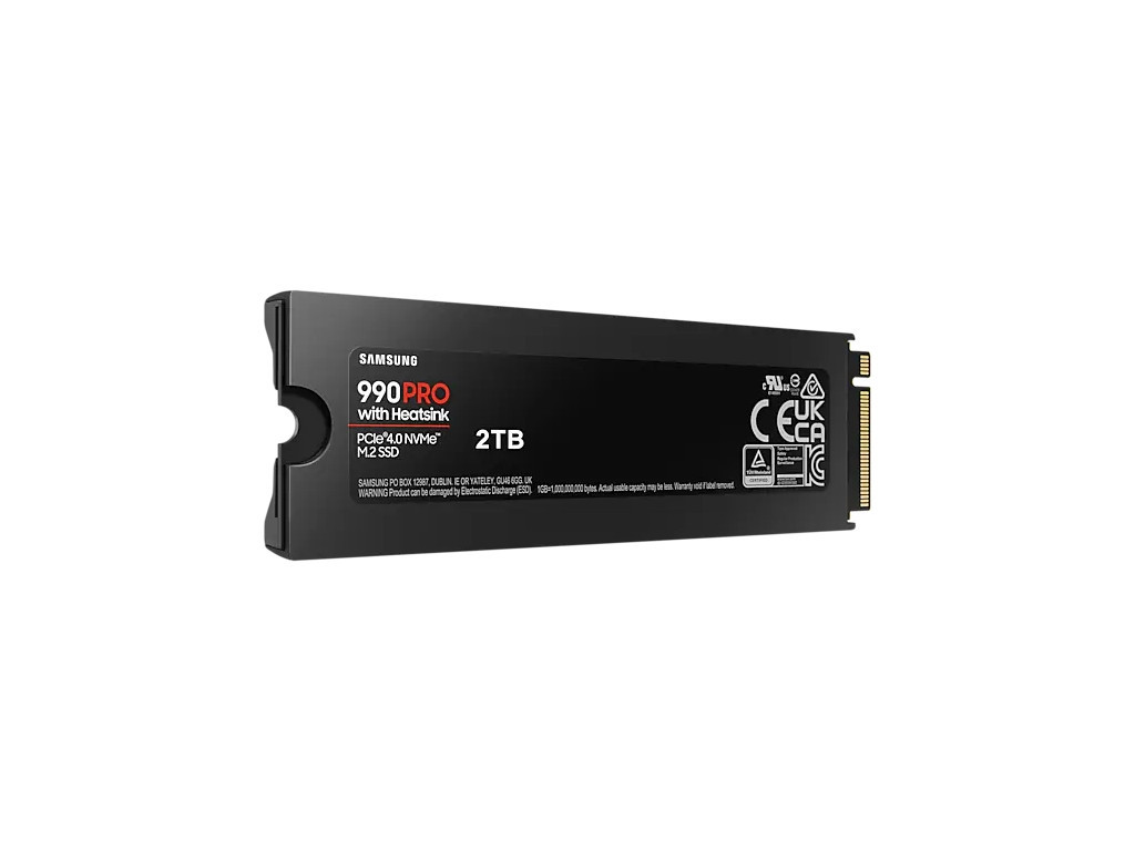 Твърд диск Samsung SSD 990 PRO 2TB Heatsink PCIe 4.0 NVMe 2.0 M.2 V-NAND 3-bit MLC 27241_5.jpg