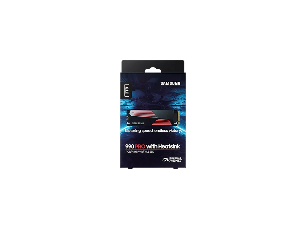Твърд диск Samsung SSD 990 PRO 2TB Heatsink PCIe 4.0 NVMe 2.0 M.2 V-NAND 3-bit MLC 27241_6.jpg